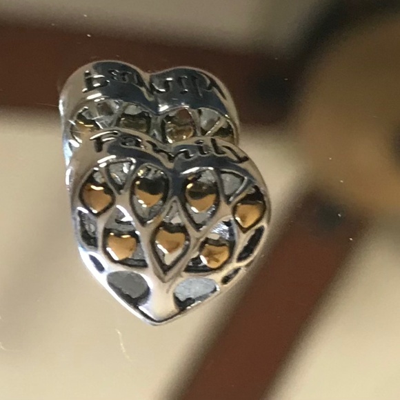 Family tree heart Pandora style charm - Picture 4 of 7